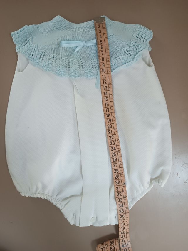 Pelele y chaqueta ceremonia cristianar