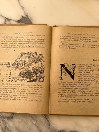 Antiguo libro. Novela