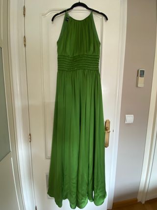 Vestido de fiesta Antonio Pernas. Seda 100%