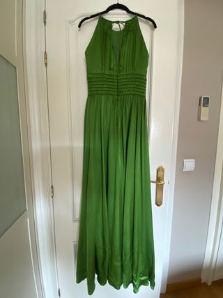 Vestido de fiesta Antonio Pernas. Seda 100%