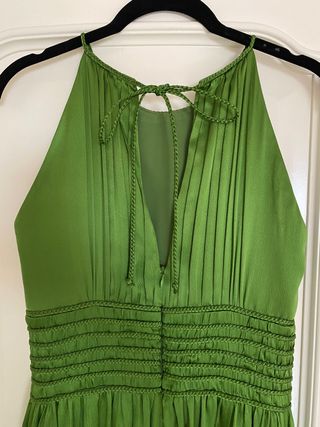 Vestido de fiesta Antonio Pernas. Seda 100%