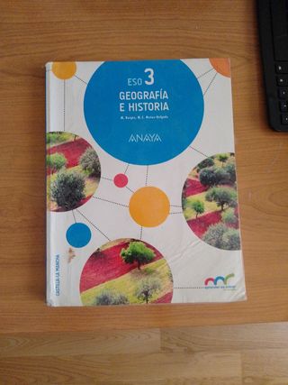 libro Geografía e historia 3 eso ANAYA