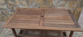 Mesa Jardin madera tropical