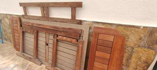 Mesa Jardin madera tropical