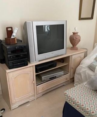 mesa television madera