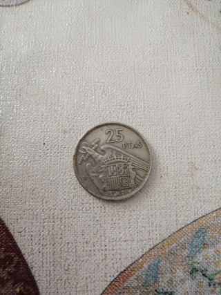 pack monedas 25 pesetas franco