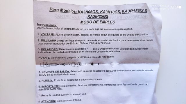 Adaptador con selector rotativo