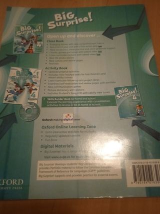 Libro Inglés 4 de primaria