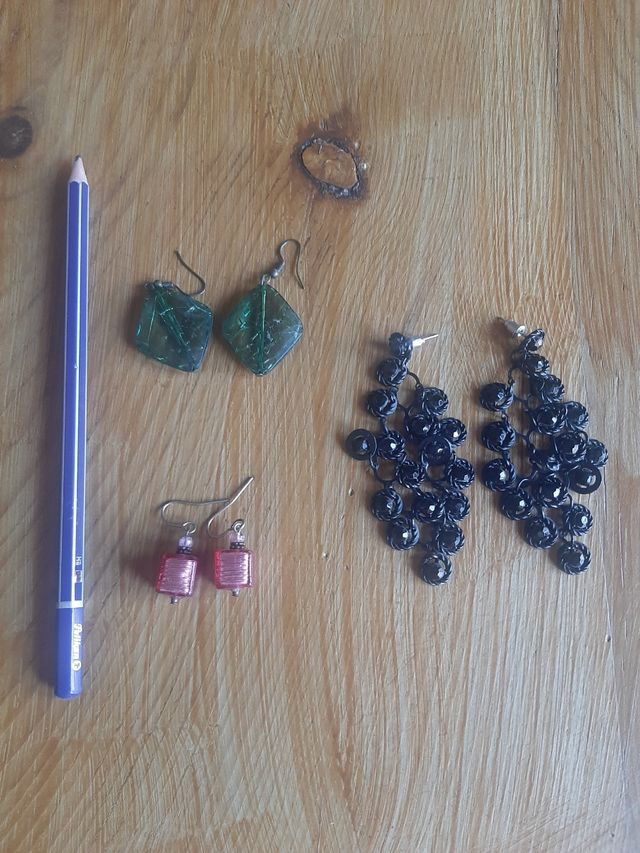 Bisuteria conjunto pendientes fiesta