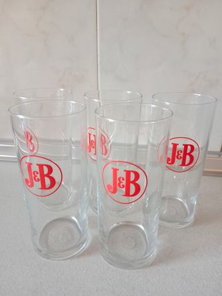 5 vasos de tubo de whisky