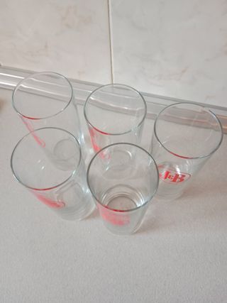 5 vasos de tubo de whisky