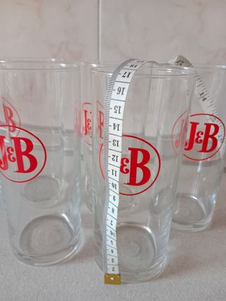 5 vasos de tubo de whisky