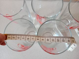 5 vasos de tubo de whisky