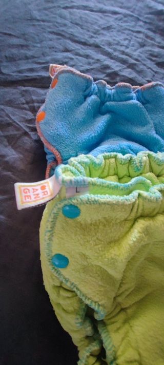 Pañales de tela.