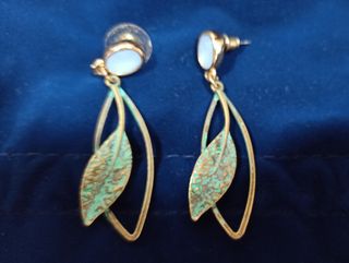 Pendientes largos Hojas