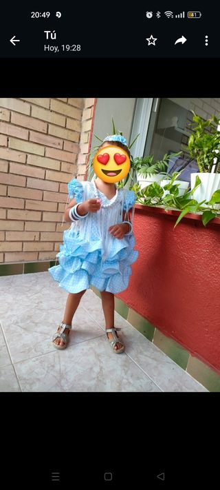 Vestido gitanilla niña