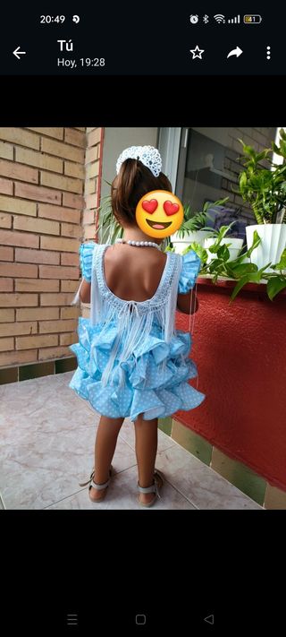 Vestido gitanilla niña