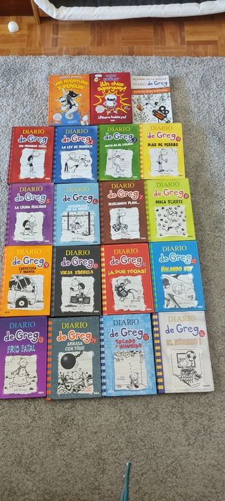 Colección de libros del Diario de Greg