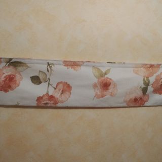 Cortina de ventana + cenefa a juego + riel