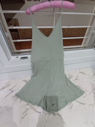 Mono canalé verde menta