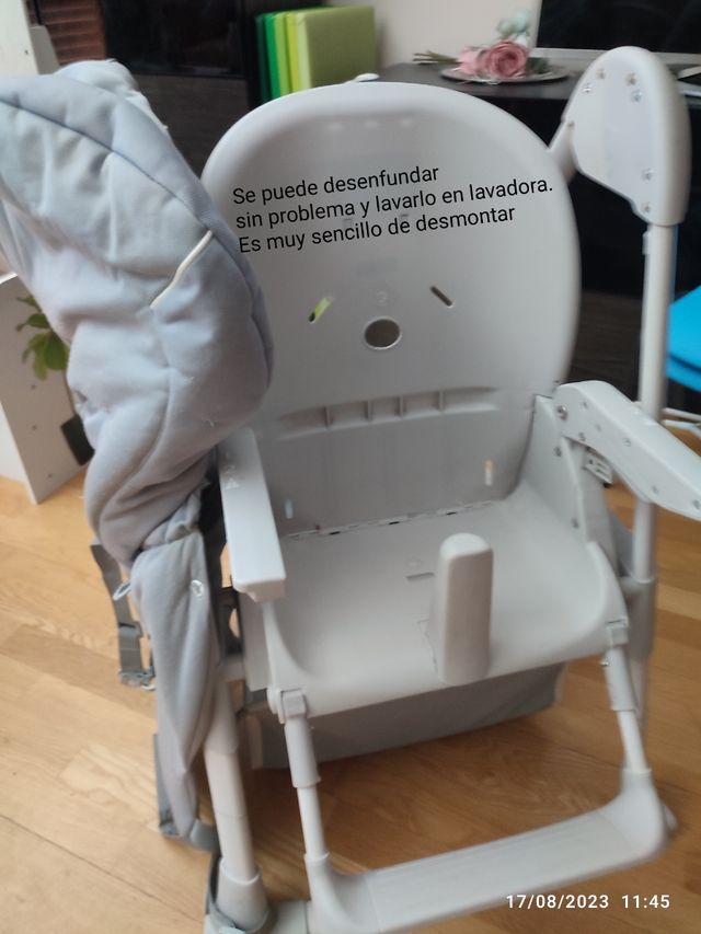 Trona bebé para comer y con hamaca Hauck