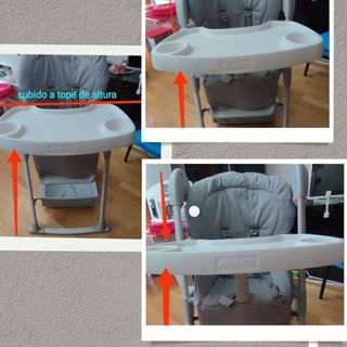 Trona bebé para comer y con hamaca Hauck