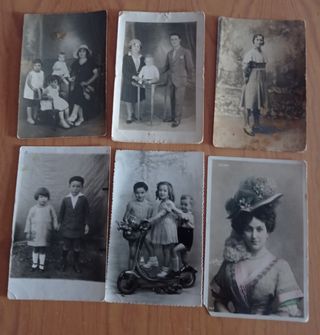 Lote 13 postales antiguas