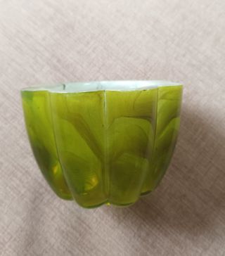 Porta velas verde