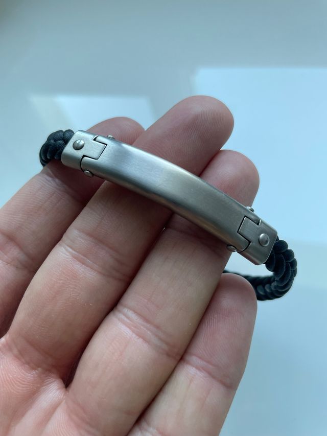 Pulsera Cuero y Acero