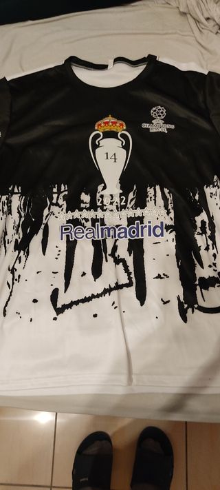 camiseta real madrid champions