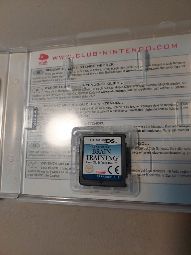 Braing training Nintendo ds