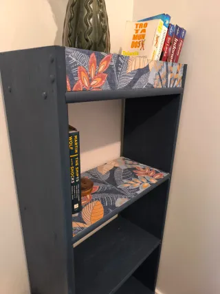 Cómoda azul + estantería a juego de REGALO