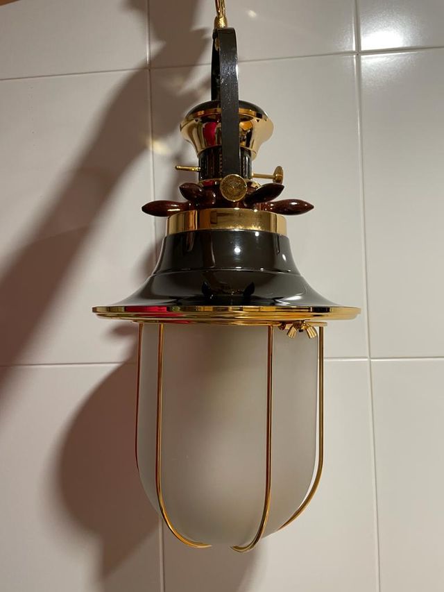 Lámpara techo decoración marinera