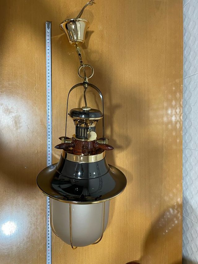 Lámpara techo decoración marinera