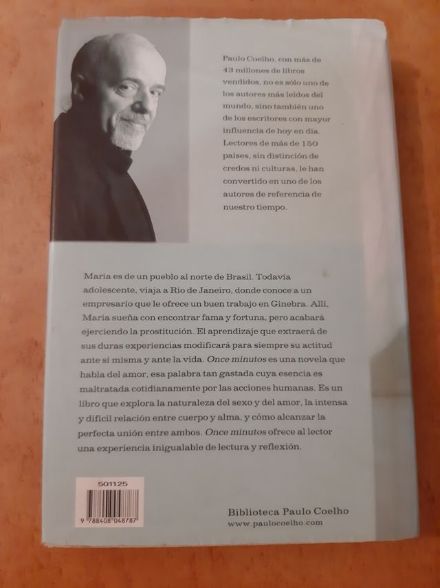 Libro Once Minutos, Paulo Coelho