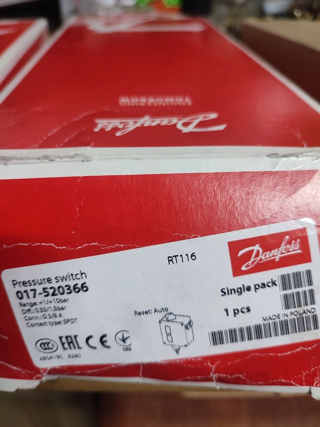 PRESOSTATO DANFOSS 017-520366