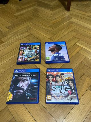 lote de juegos ps4