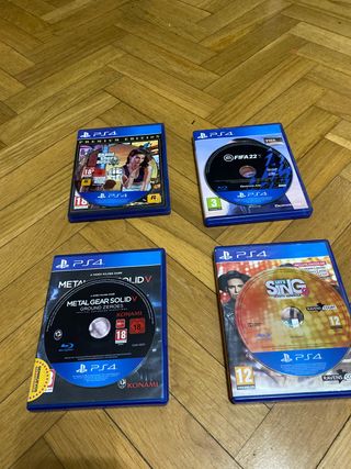 lote de juegos ps4