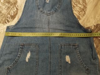 Peto vaquero minifalda