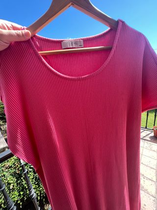 vestido rosa canale tallas grandes couchel