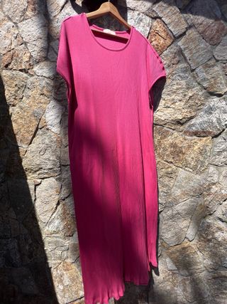 vestido rosa canale tallas grandes couchel