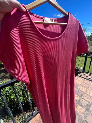 vestido rosa canale tallas grandes couchel