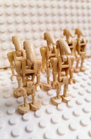 unray (sw0242) y 7 Battle Droids, LEGO Star Wars