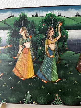 CUADRO ESCENA MUJERES HINDU