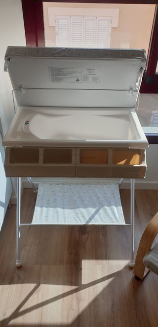 Bañera cambiador para bebe
