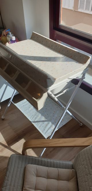 Bañera cambiador para bebe