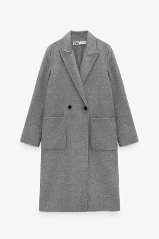 Abrigo Zara gris