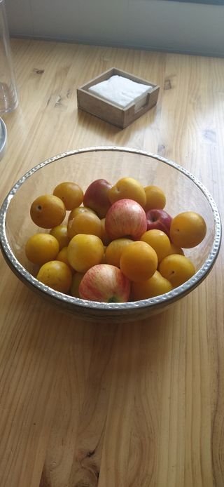 FUENTE CRISTAL PARA FRUTAS