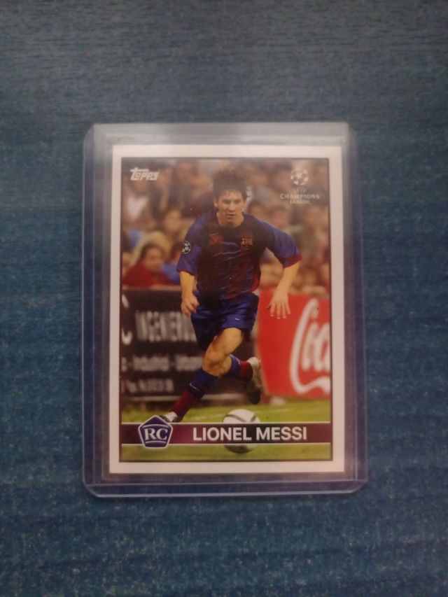 Cromo Messi Topps Rookie