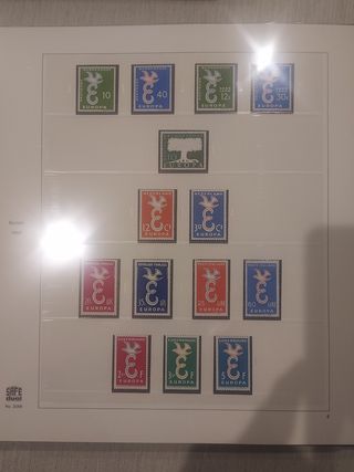 Colección sellos tema Europa 1956-2004